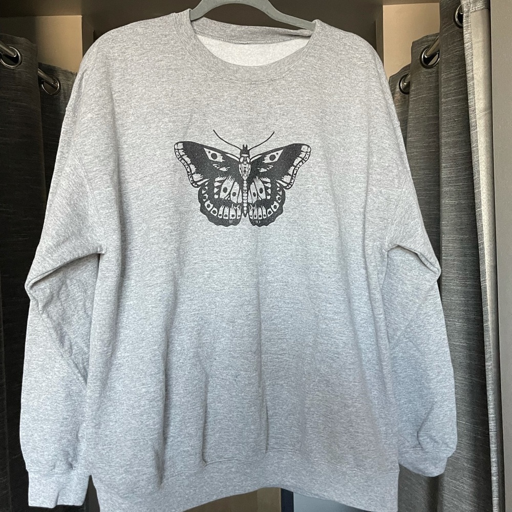 Harry Styles Butterfly Tattoo Crewneck